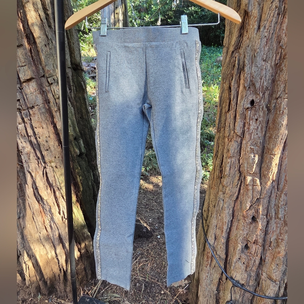 Zara Kids Rhinestone Charcoal‎ Pants